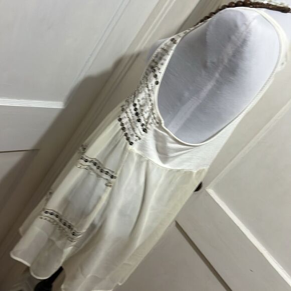 Starscene Los Angeles Sheer Sleeveless Tank Top Layer Piece Women's Large - Picture 4 of 10